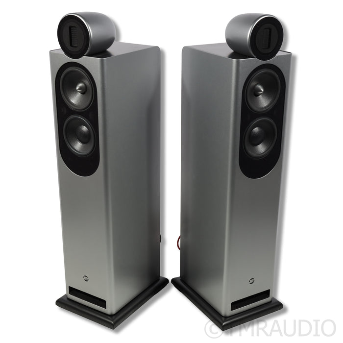 Jean-Marie Reynaud Orfeo Grande Floorstanding Speakers; Pearly Aluminum Grey