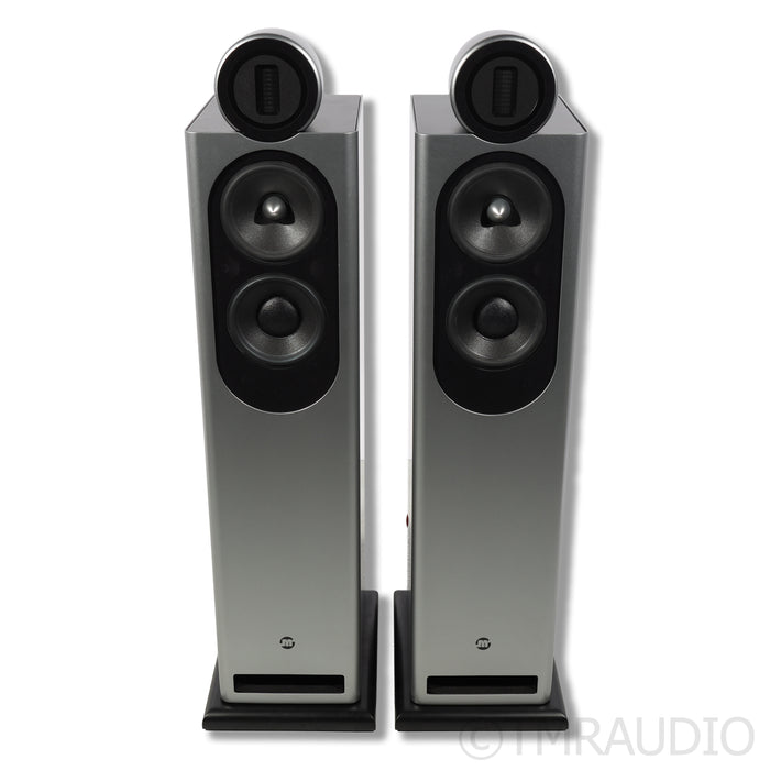 Jean-Marie Reynaud Orfeo Grande Floorstanding Speakers; Pearly Aluminum Grey