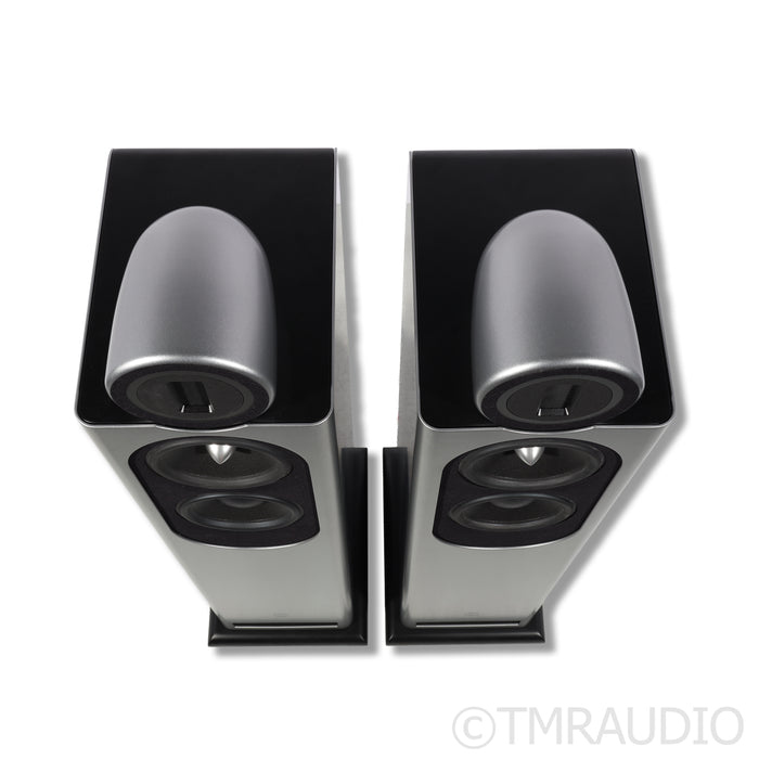 Jean-Marie Reynaud Orfeo Grande Floorstanding Speakers; Pearly Aluminum Grey