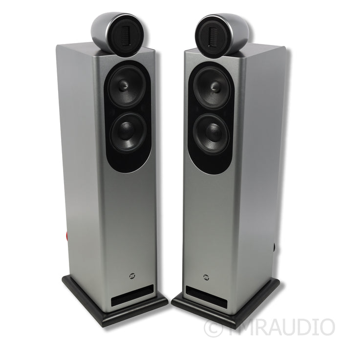 Jean-Marie Reynaud Orfeo Grande Floorstanding Speakers; Pearly Aluminum Grey