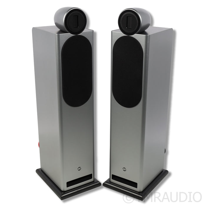 Jean-Marie Reynaud Orfeo Grande Floorstanding Speakers; Pearly Aluminum Grey