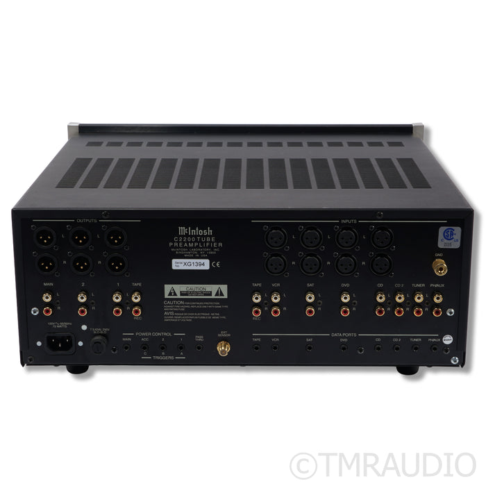 McIntosh C2200 Tube Preamplifier; MM Phono