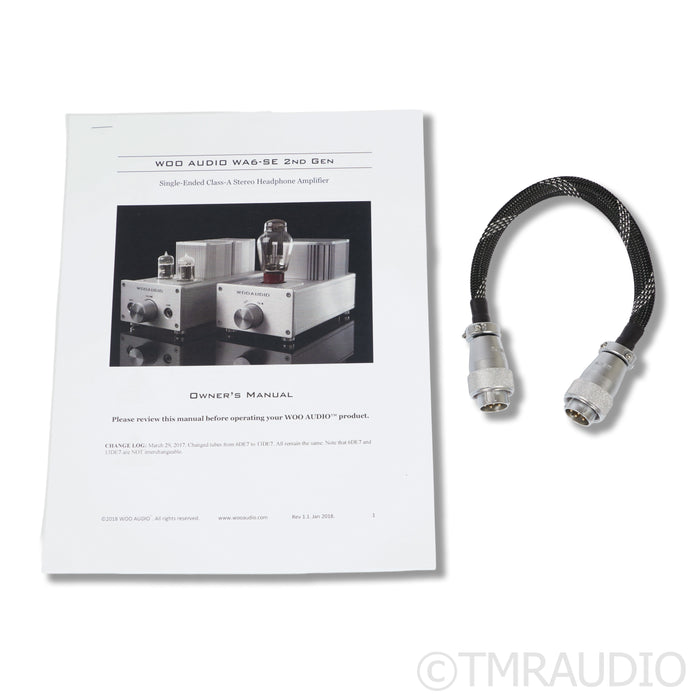 Woo Audio WA6-SE Dual-Chassis Tube Headphone Amplifier