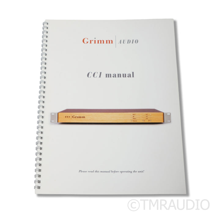 Grimm Audio CC1 Master Clock