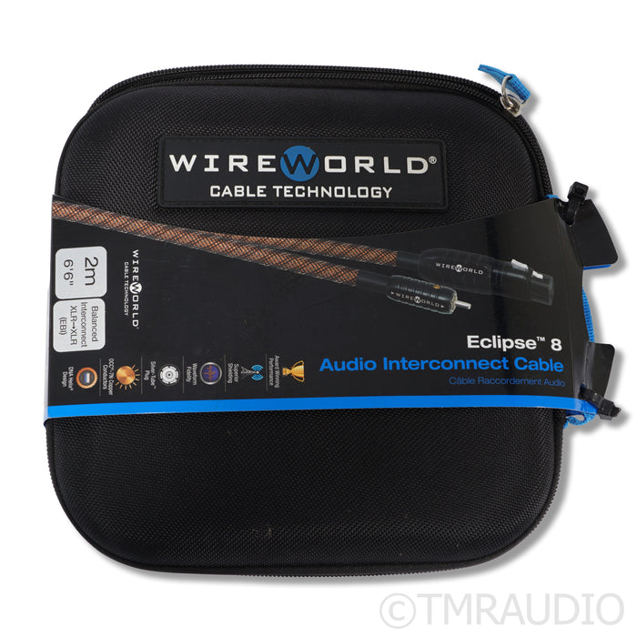 WireWorld Eclipse 8 XLR Interconnects; 2m Cable Pair
