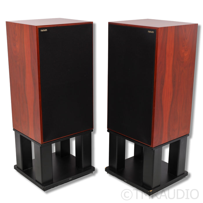 Harbeth Monitor 40.1 Bookshelf Speakers; Stands