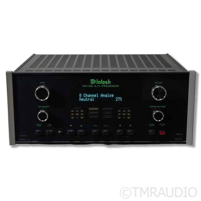 McIntosh MX180 15.1 Channel Surround Processor; Built-In DAC; MM Phono