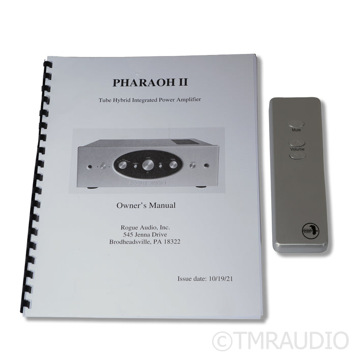 Rogue Audio Pharaoh II Dark Hybrid Integrated Amplifier; MM/MC Phono