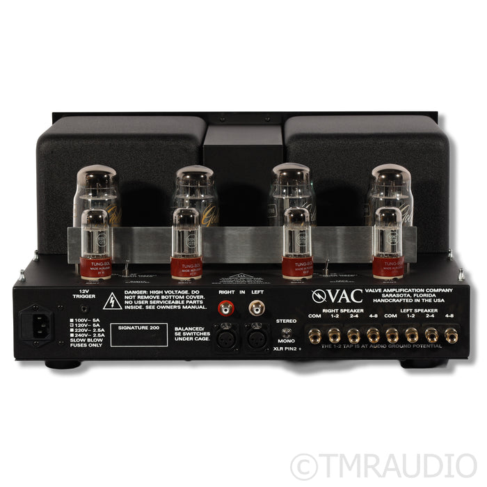 VAC Signature 200 IQ Tube Power Amplifier