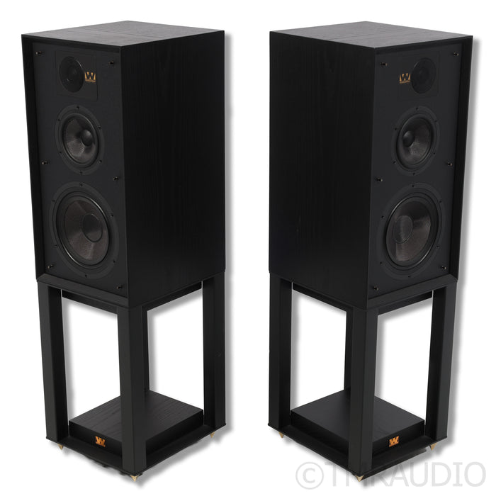 Wharfedale Linton 85th Anniversary Bookshelf Speakers; Stands