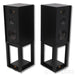 Wharfedale Linton 85th Anniversary Bookshelf Speakers; Stands