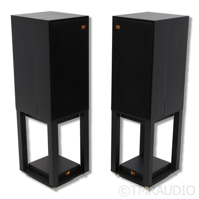 Wharfedale Linton 85th Anniversary Bookshelf Speakers; Stands