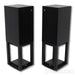 Wharfedale Linton 85th Anniversary Bookshelf Speakers; Stands