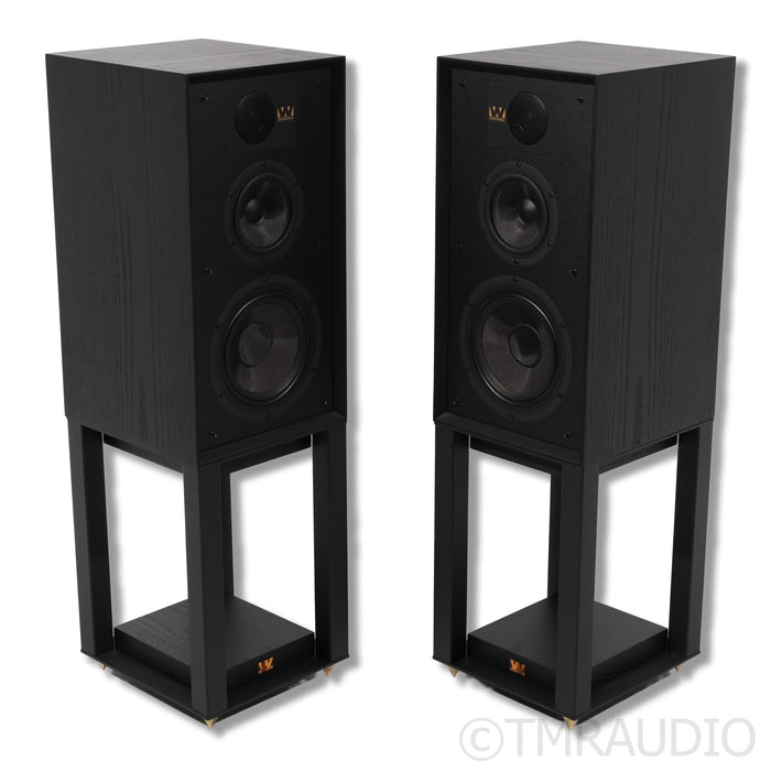 Wharfedale Linton 85th Anniversary Bookshelf Speakers; Stands