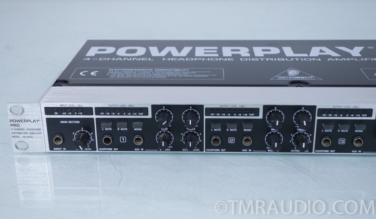 Behringer Powerplay Pro HA4600 4-Channel Headphone Distribution Amplifier
