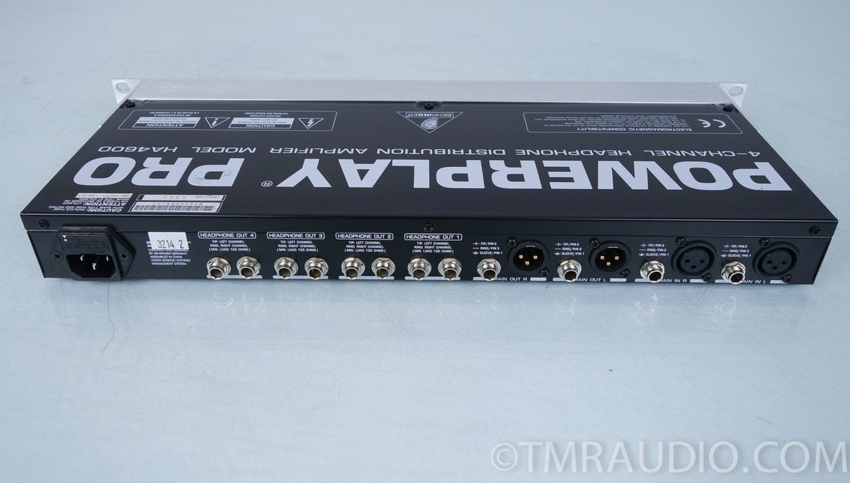 Behringer Powerplay Pro HA4600 4-Channel Headphone Distribution Amplifier
