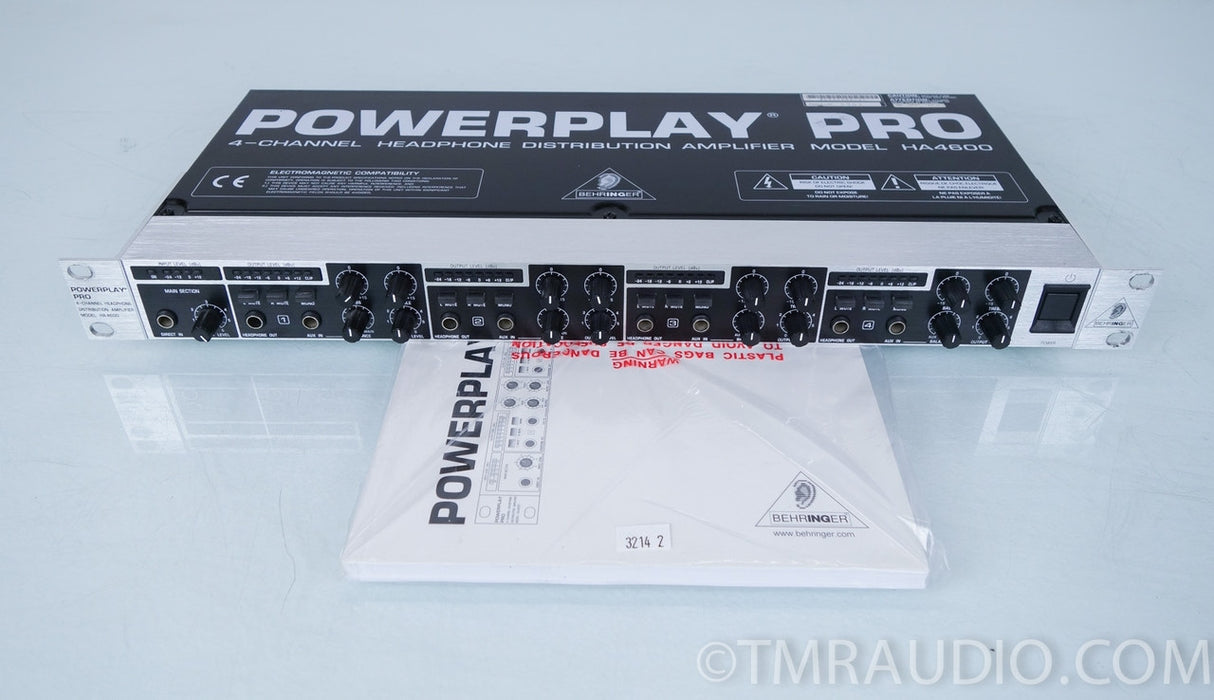 Behringer Powerplay Pro HA4600 4-Channel Headphone Distribution Amplifier