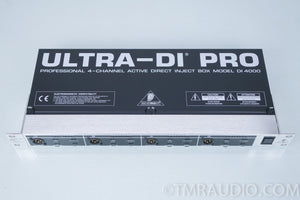 Behringer Ultra-DI Pro DI4000 Professional 4 Channel Active Direct Injection Box