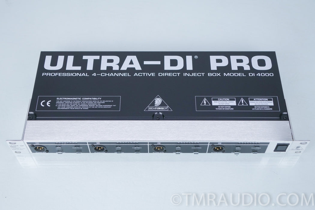 Behringer Ultra-DI Pro DI4000 Professional 4 Channel Active Direct Injection Box
