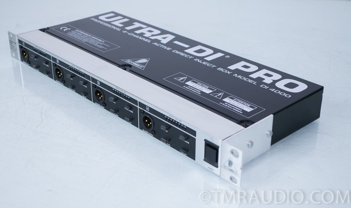 Behringer Ultra-DI Pro DI4000 Professional 4 Channel Active Direct Injection Box