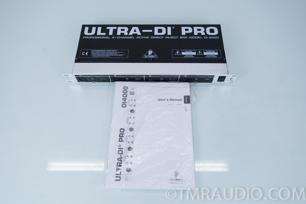 Behringer Ultra-DI Pro DI4000 Professional 4 Channel Active Direct Injection Box