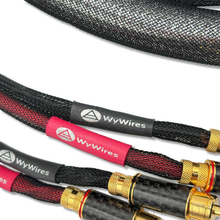 WyWires Diamond Series Speaker Cables; 2m