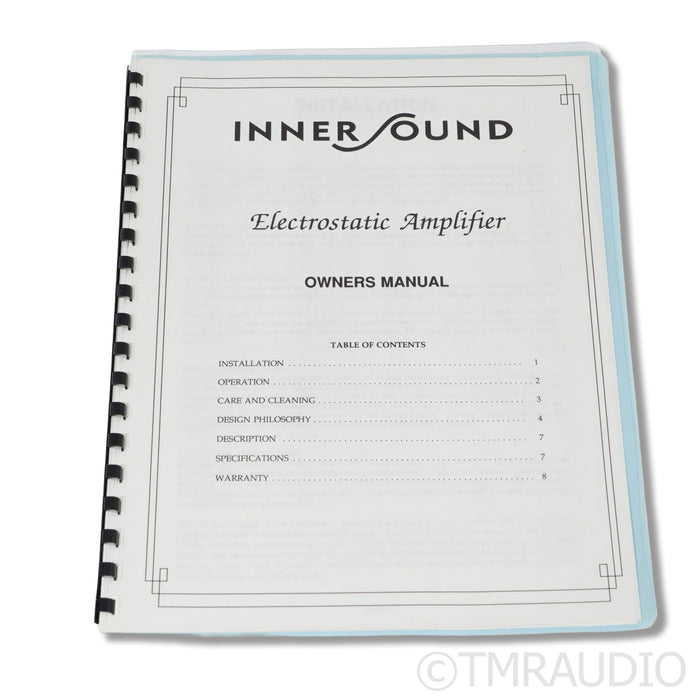 InnerSound ESL300 Electrostatic Power Amplifier