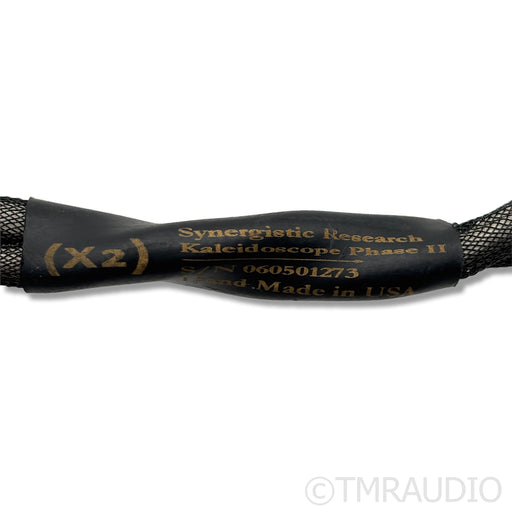 Synergistic Research Kaleidoscope Phase II X2 XLR Cables; 1m