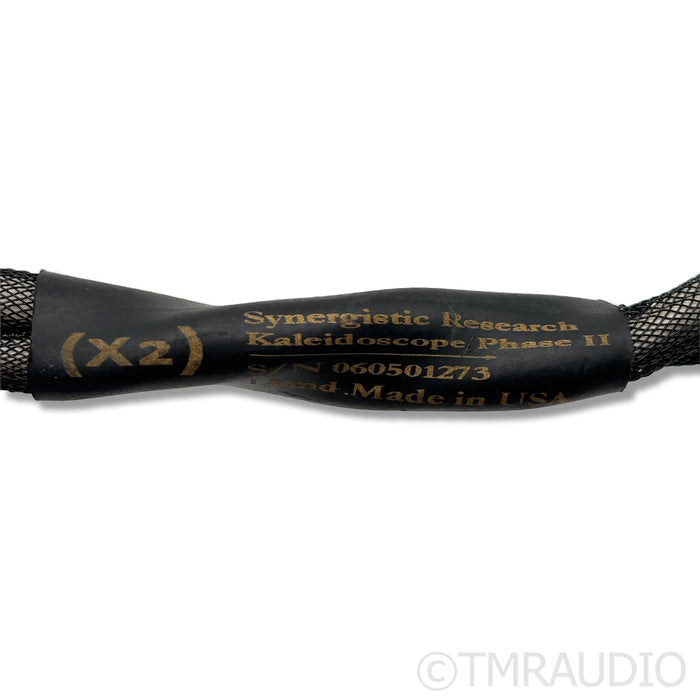 Synergistic Research Kaleidoscope Phase II X2 XLR Cables; 1m