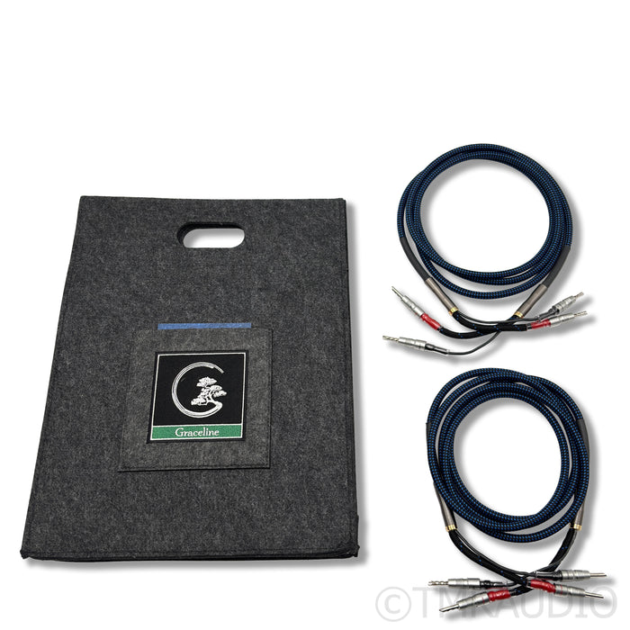 Black Cat Graceline Level 3 Mezame Speaker Cables; 2.5m
