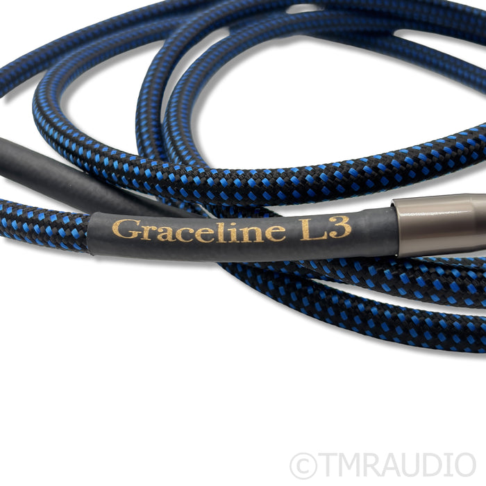 Black Cat Graceline Level 3 Mezame Speaker Cables; 2.5m