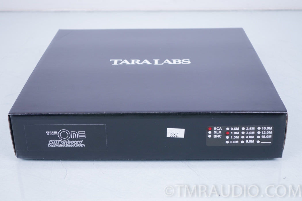 Tara Labs Onboard The One 1m RCA Interconnects / Cables NIB $3000 MSRP