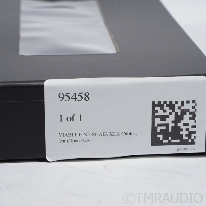 VIABLUE NF-S6 AIR XLR Cables; 1m (Open Box)