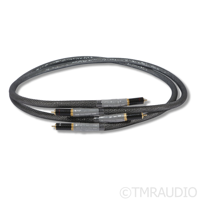 Acoustic Zen Zero Crystal Silver Reference II RCA Cables; 4ft