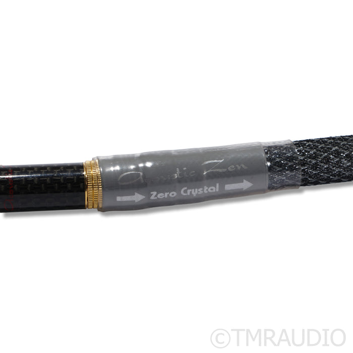 Acoustic Zen Zero Crystal Silver Reference II RCA Cables; 4ft