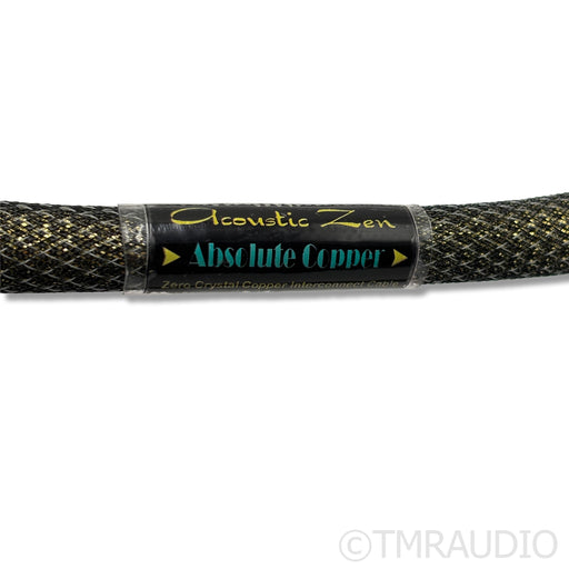 Acoustic Zen Absolute Copper RCA Cables; 1m