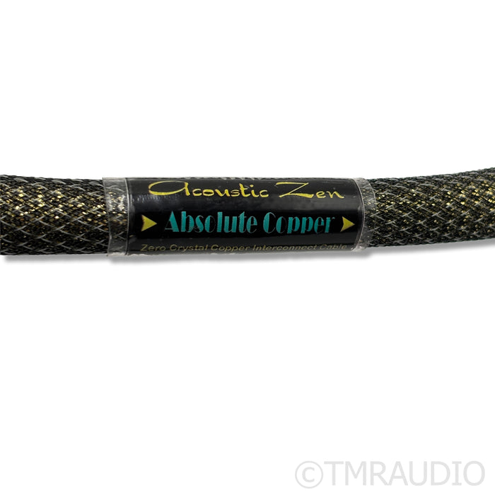 Acoustic Zen Absolute Copper RCA Cables; 1m