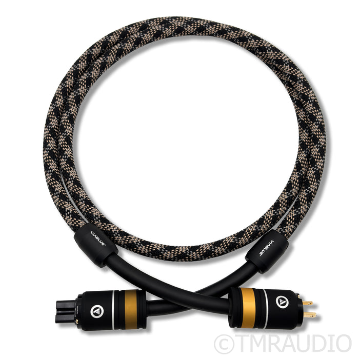 VIABLUE X-60 Silver Power Cable; 1m (Open Box)