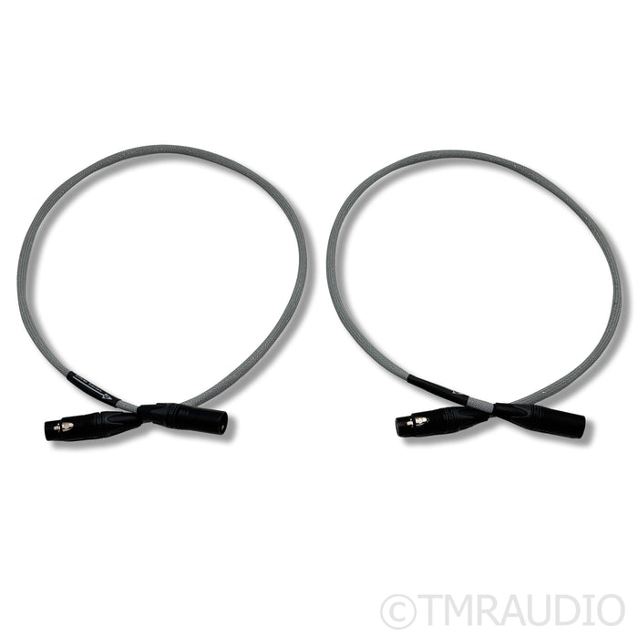 WyWires Silver Series XLR Cables; 3ft