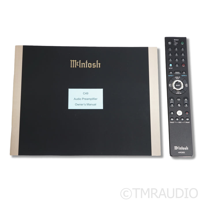 McIntosh C49 Preamplifier; Built-In DAC; MM/MC Phono