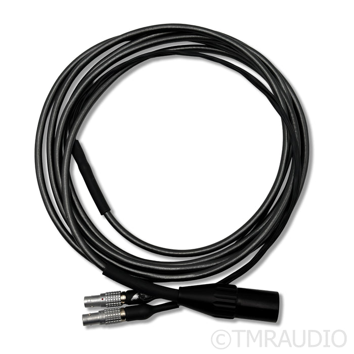 Moon Audio Silver Dragon Headphone Cable; 10ft; 2-pin LEMO to 4-pin XLR