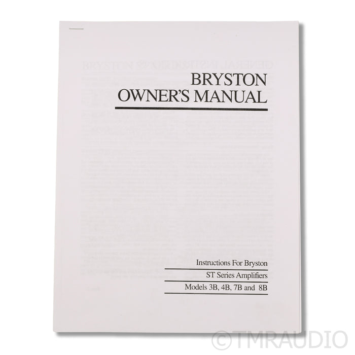 Bryston 4B ST Power Amplifier