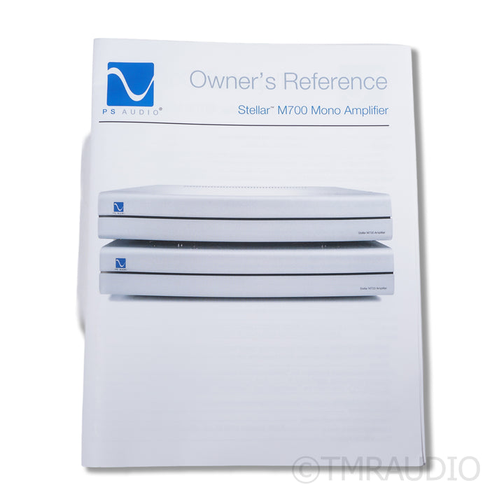 PS Audio Stellar M700 Monoblock Power Amplifiers