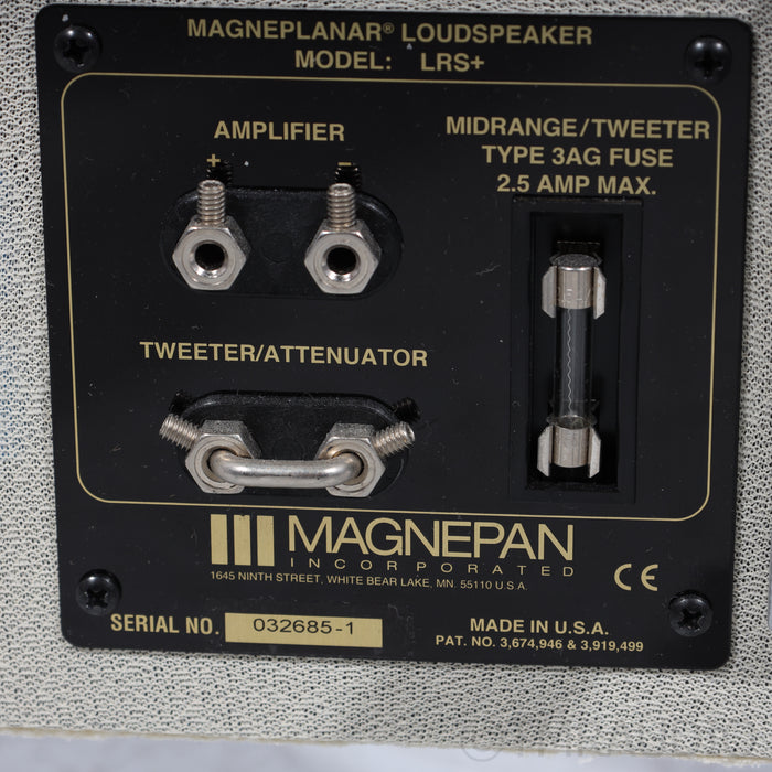Magnepan LRS+ Floorstanding Speakers; Maggie Risers