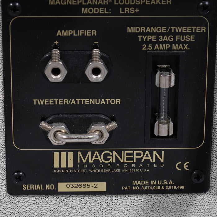 Magnepan LRS+ Floorstanding Speakers; Maggie Risers