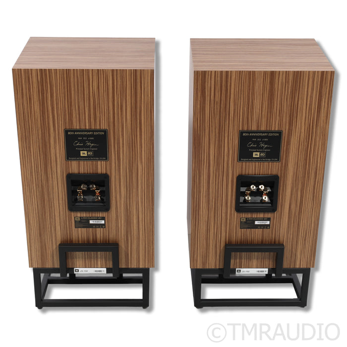 JBL L100 Classic 80th Anniversary Bookshelf Speakers; Matching Stands