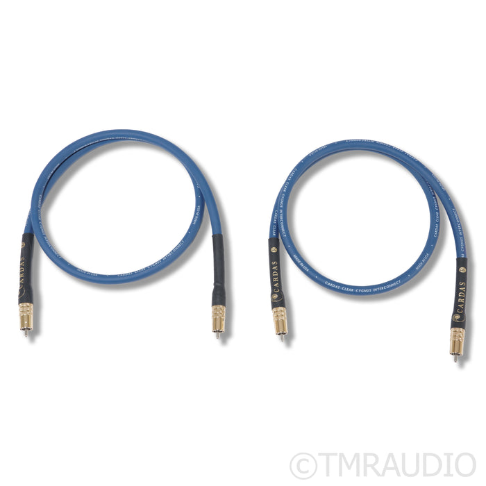 Cardas Clear Cygnus RCA Cables; 1m
