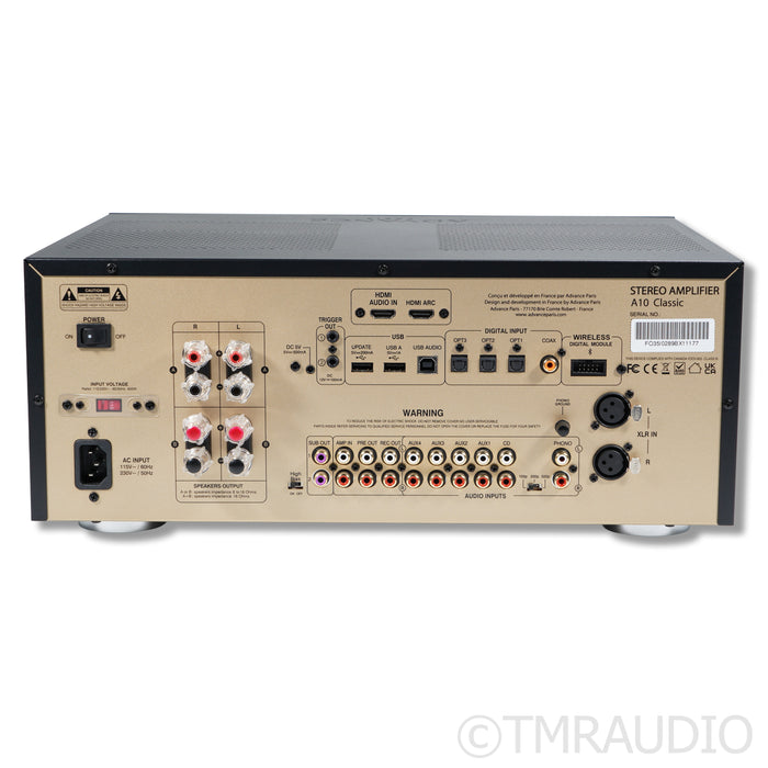Advance Paris A10 Classic Hybrid Integrated Amplifier; Built-In DAC; MM Phono