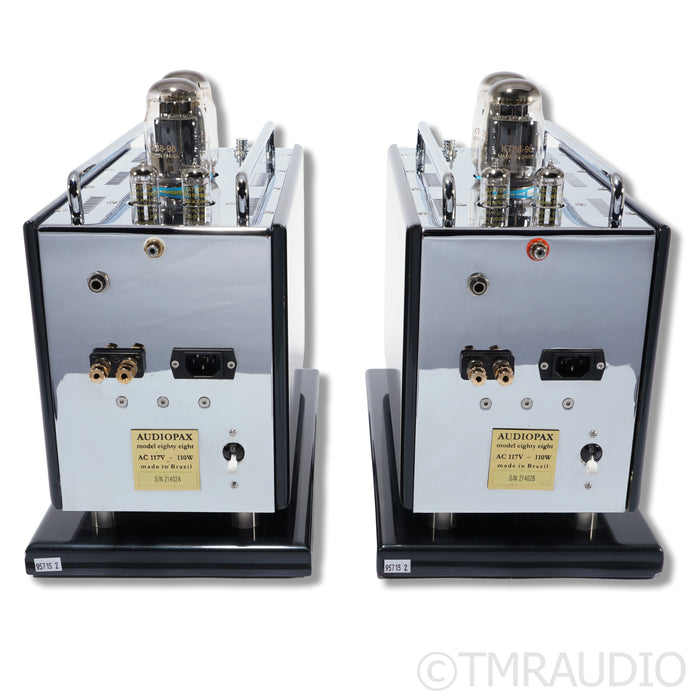 Audiopax Model 88 Tube Monoblock Power Amplifiers
