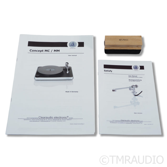 Clearaudio Concept Wood AiR Belt Drive Turntable (No Cartridge)